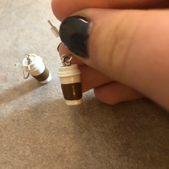 Coffee lovers earring set - Picture 2 of 3